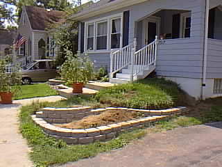 Retaining Wall after